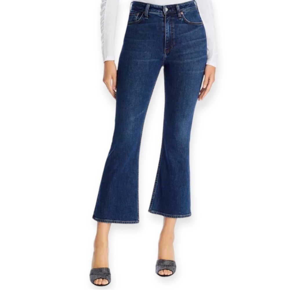 Rag & Bone Casey High Rise Ankle Flare Jeans 26 Chelsea Wash